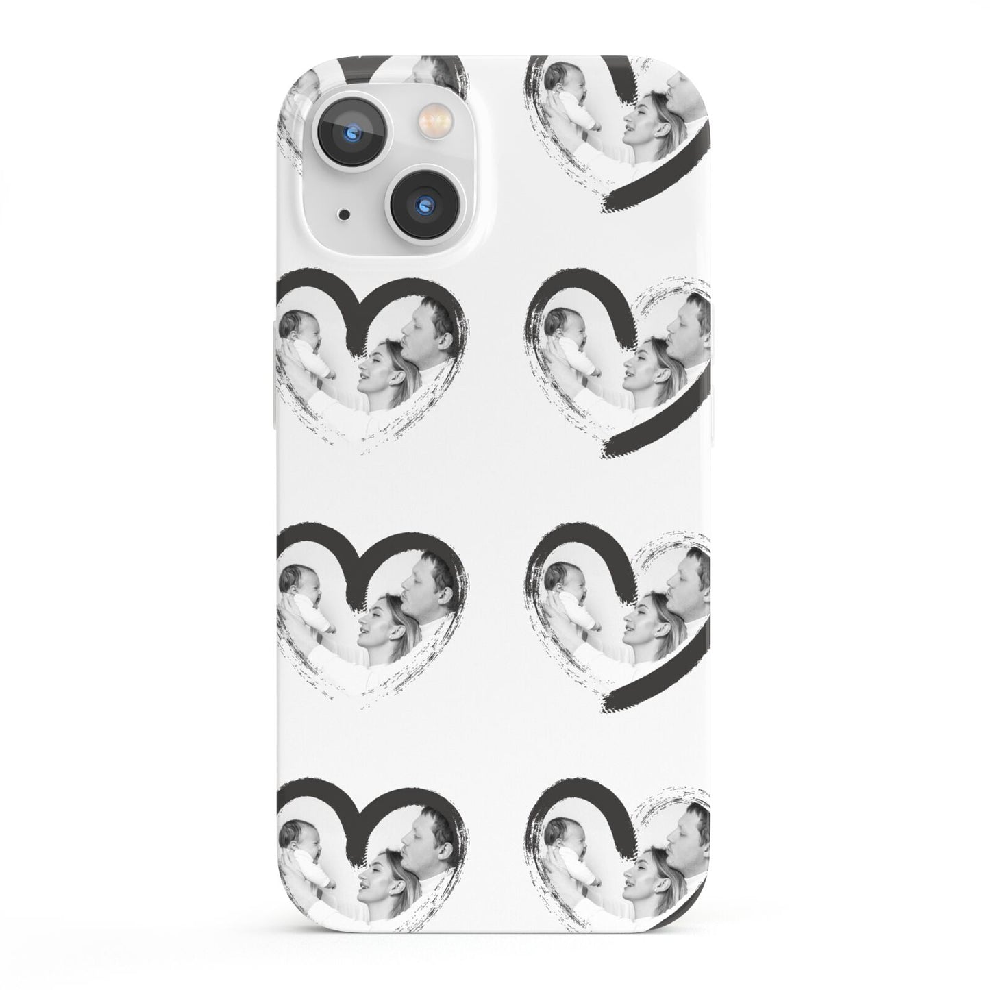 Valentines Day Photo Personalised iPhone 13 Full Wrap 3D Snap Case