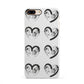 Valentines Day Photo Personalised iPhone 8 Plus 3D Snap Case on Gold Phone
