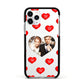 Valentines Day Photo Upload Apple iPhone 11 Pro in Silver with Black Impact Case