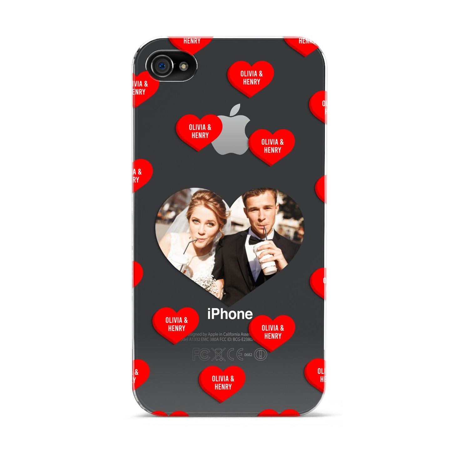 Valentines Day Photo Upload Apple iPhone 4s Case