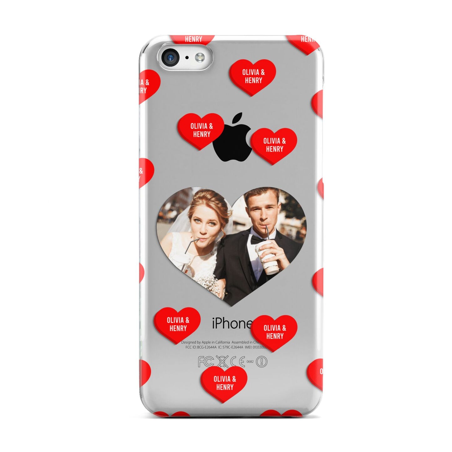 Valentines Day Photo Upload Apple iPhone 5c Case