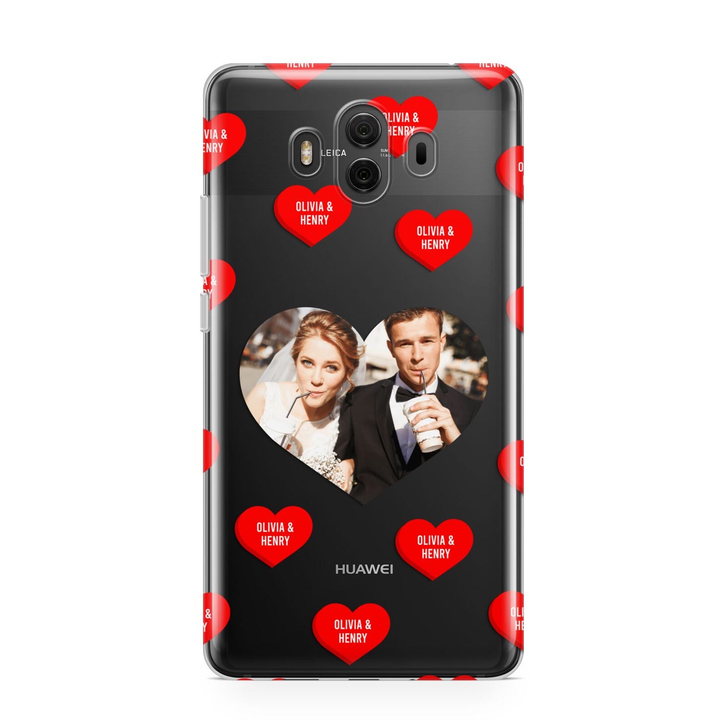 Valentines Day Photo Upload Huawei Mate 10 Protective Phone Case