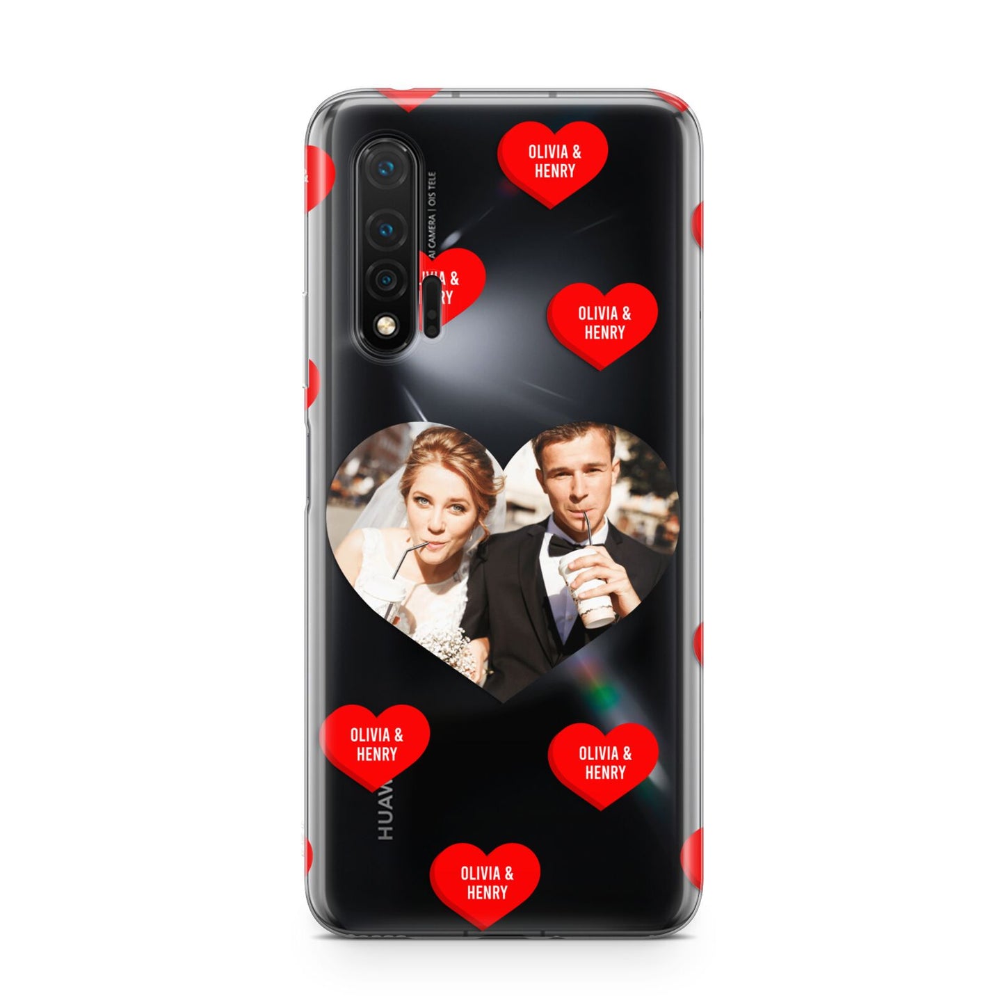 Valentines Day Photo Upload Huawei Nova 6 Phone Case