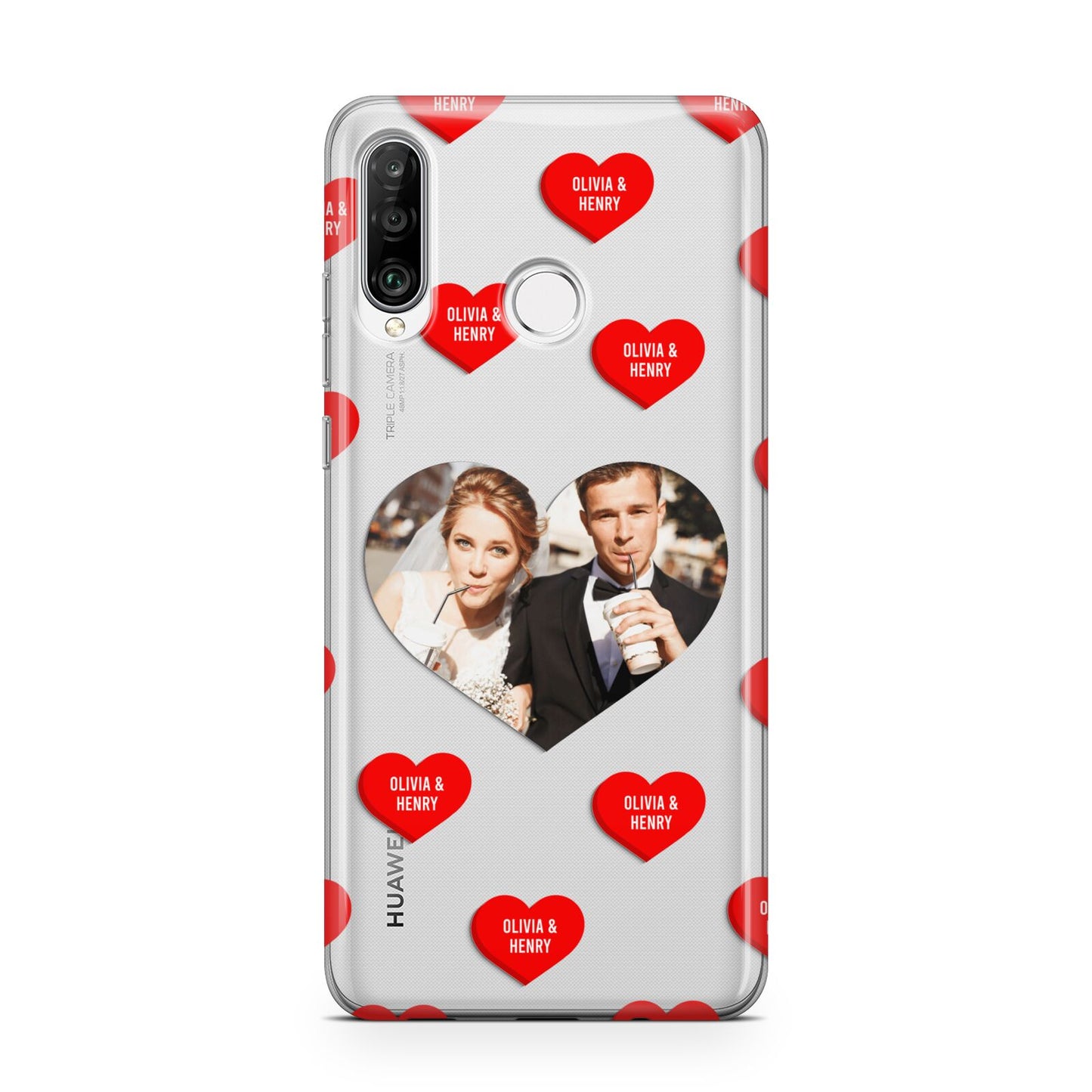 Valentines Day Photo Upload Huawei P30 Lite Phone Case