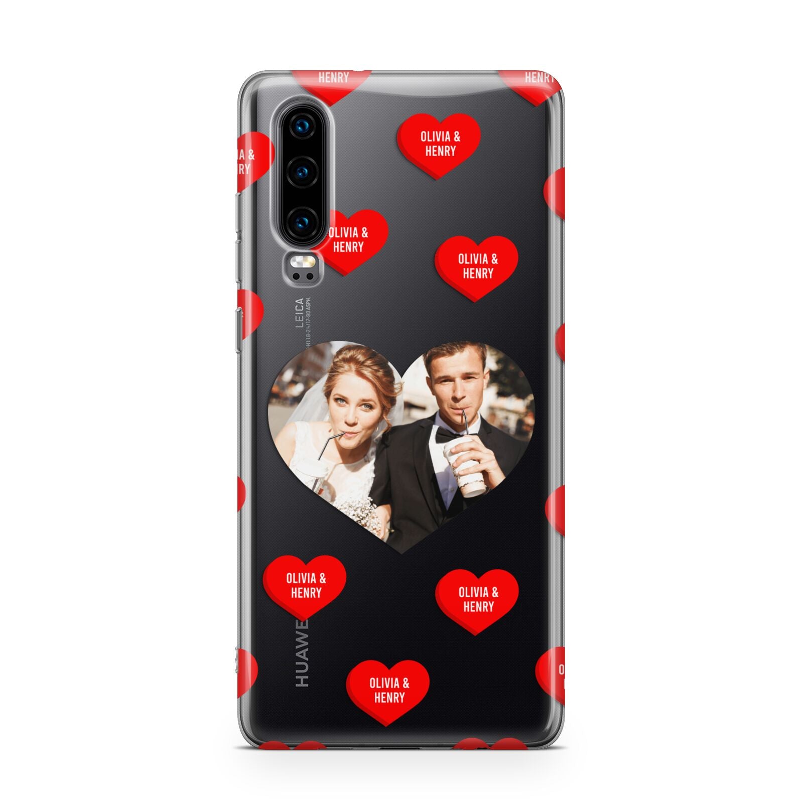 Valentines Day Photo Upload Huawei P30 Phone Case