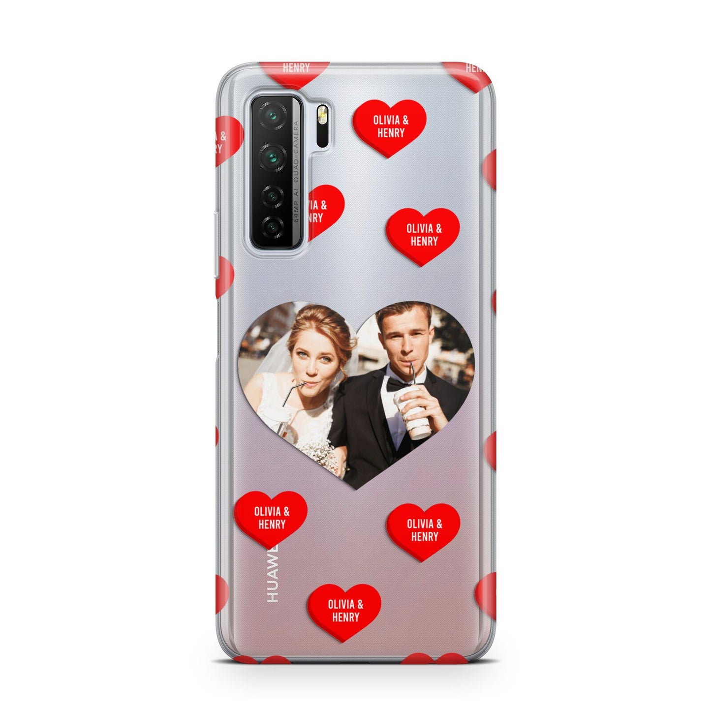 Valentines Day Photo Upload Huawei P40 Lite 5G Phone Case