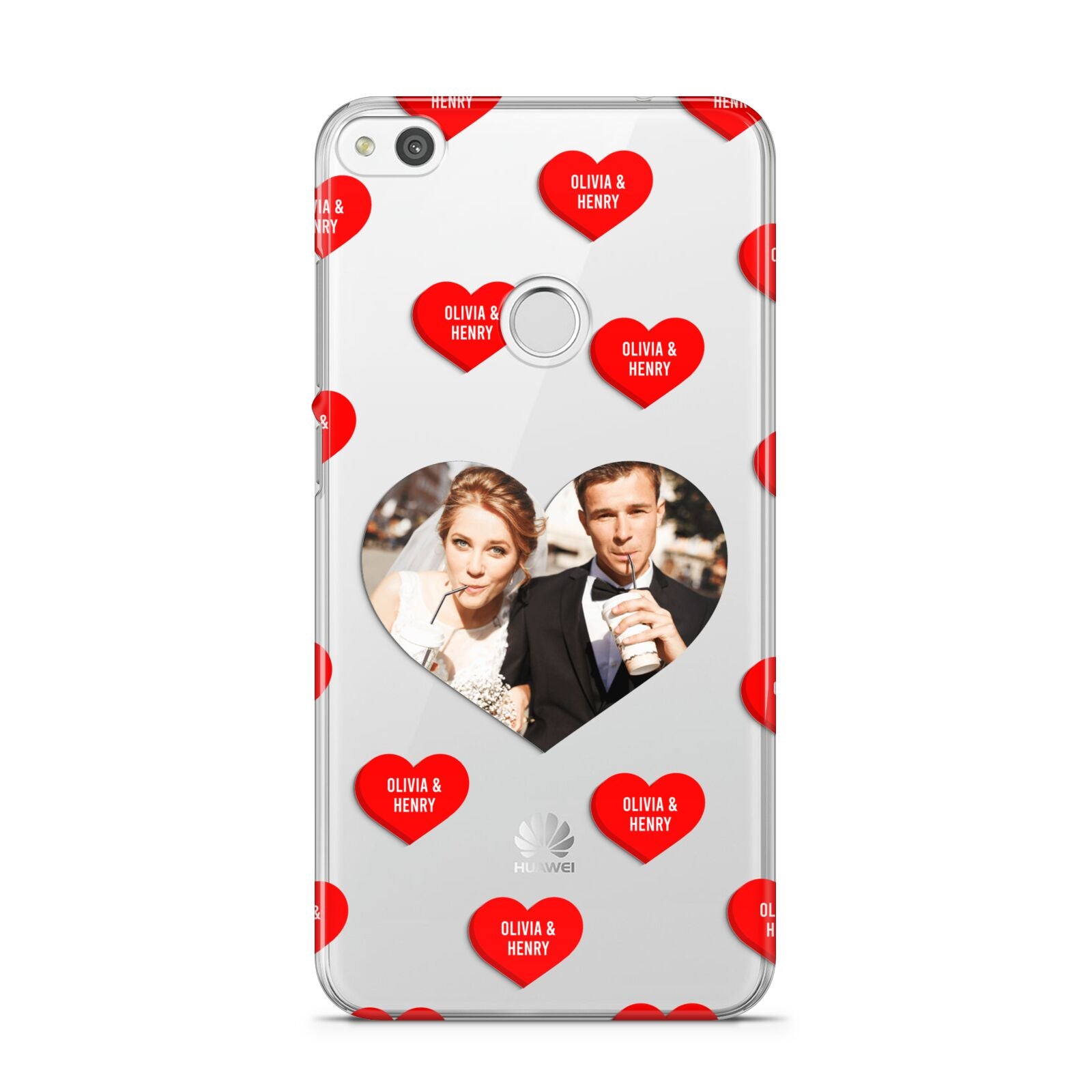 Valentines Day Photo Upload Huawei P8 Lite Case
