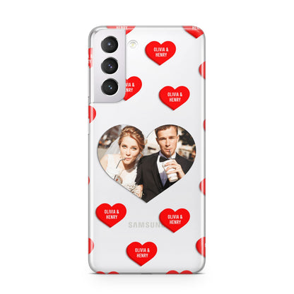 Valentines Day Photo Upload Samsung S21 Case
