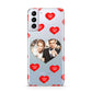 Valentines Day Photo Upload Samsung S21 Plus Case