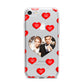 Valentines Day Photo Upload iPhone 7 Bumper Case on Silver iPhone