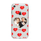 Valentines Day Photo Upload iPhone 8 Bumper Case on Silver iPhone