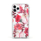 Valentines Flowers Apple iPhone 11 Pro in Silver with White Impact Case