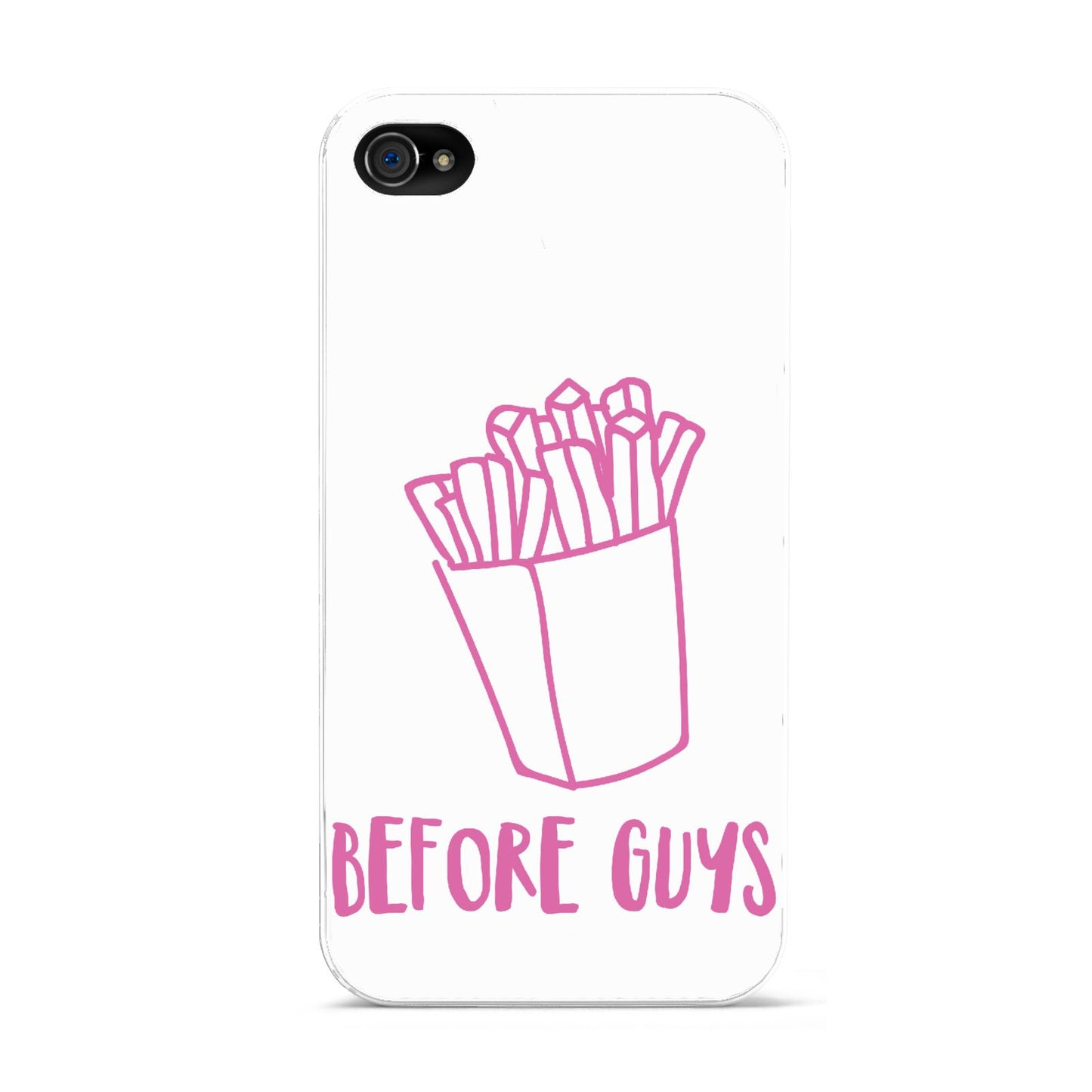 Valentines Fries Before Guys Apple iPhone 4s Case