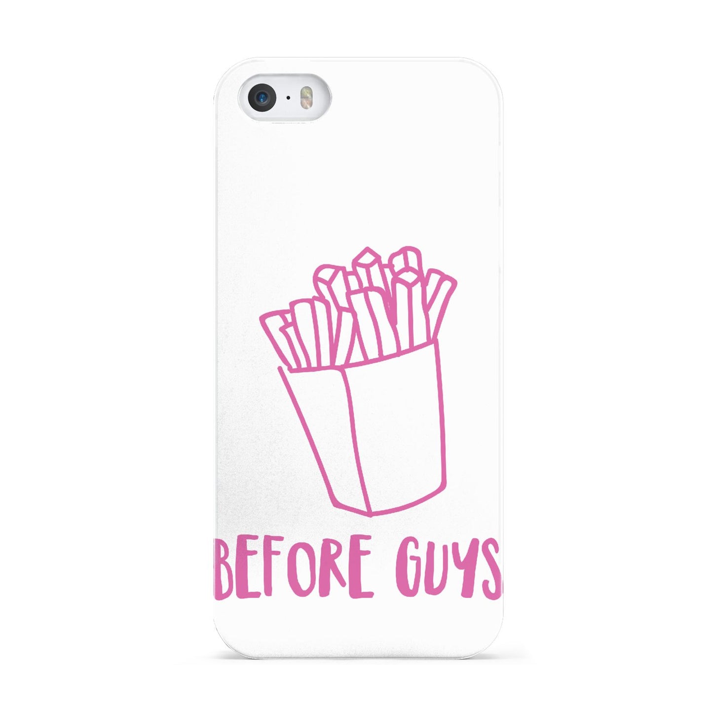 Valentines Fries Before Guys Apple iPhone 5 Case
