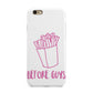Valentines Fries Before Guys Apple iPhone 6 3D Tough Case