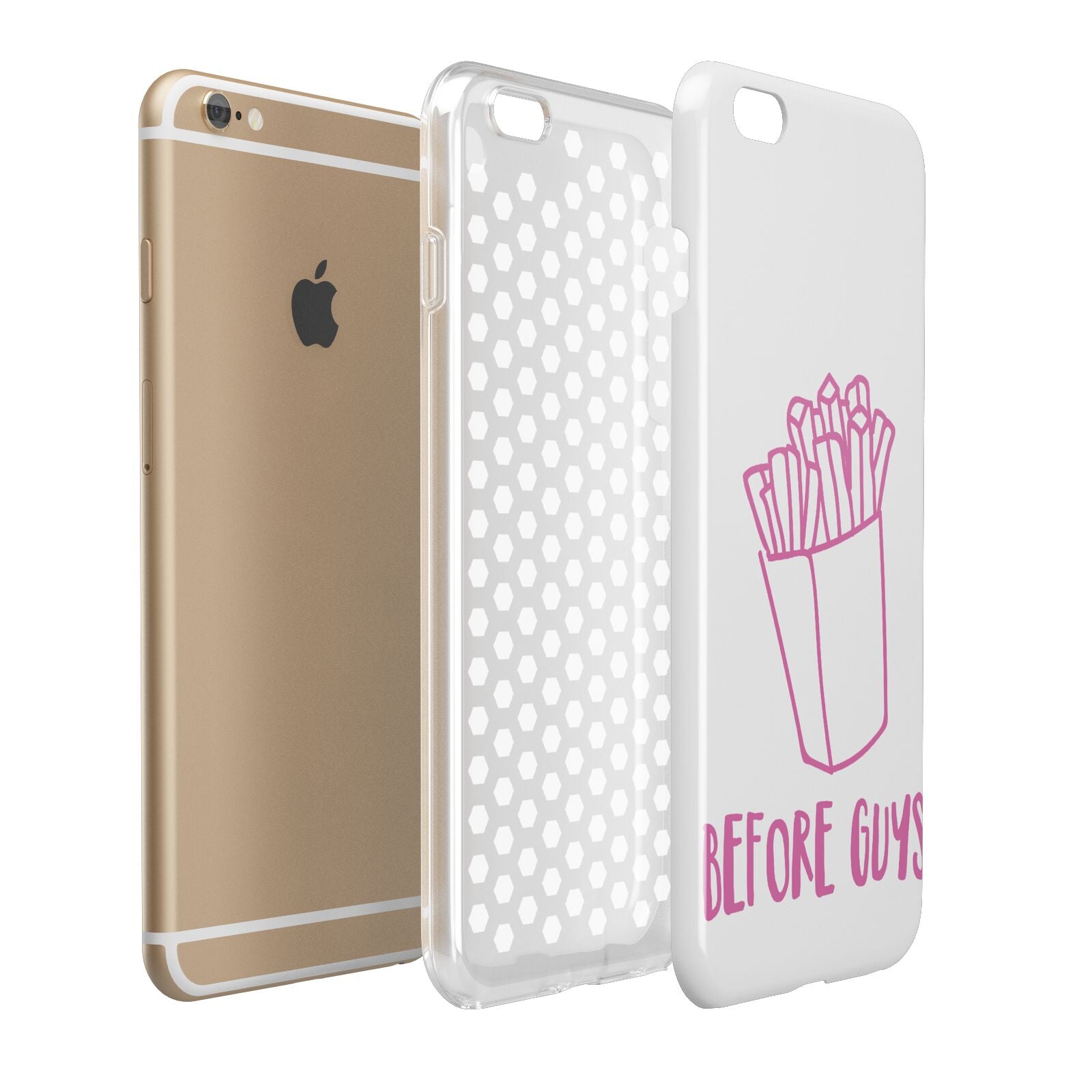 Valentines Fries Before Guys Apple iPhone 6 Plus 3D Tough Case Expand Detail Image