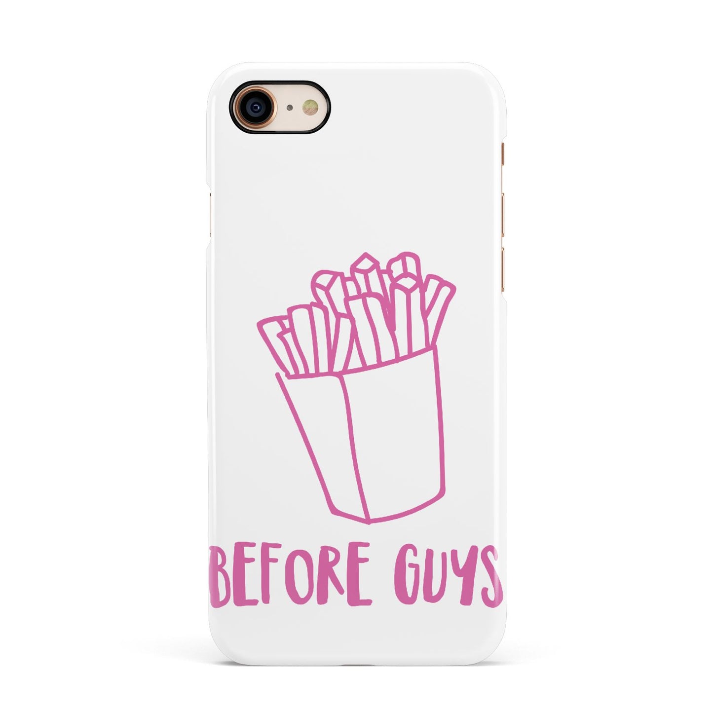 Valentines Fries Before Guys Apple iPhone 7 8 3D Snap Case
