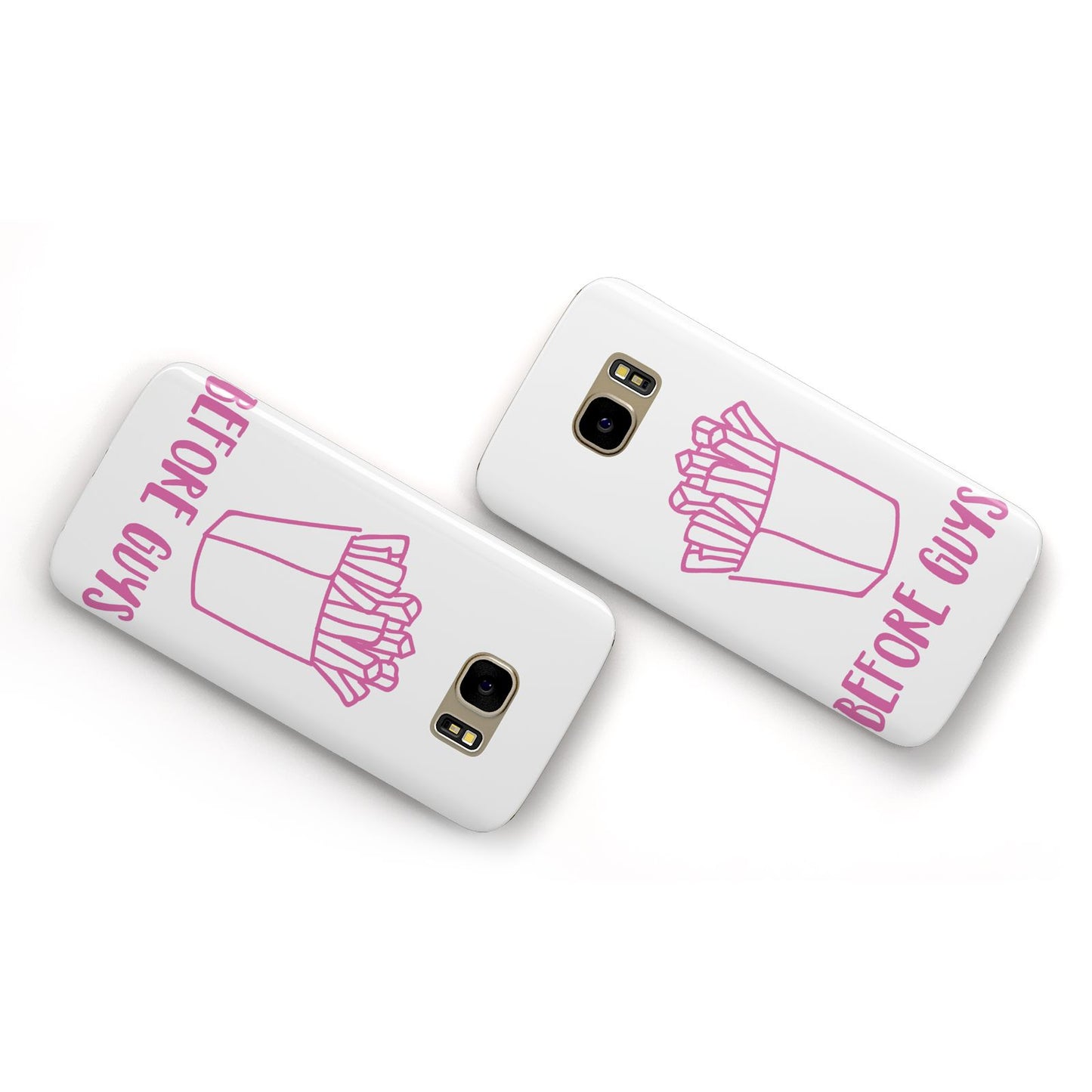 Valentines Fries Before Guys Samsung Galaxy Case Flat Overview