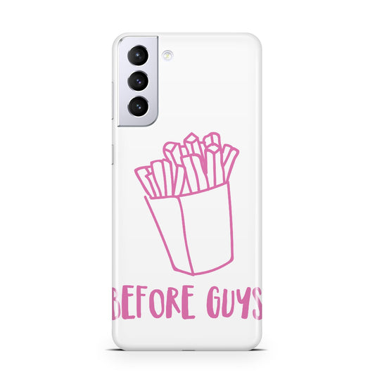 Valentines Fries Before Guys Samsung S21 Plus Phone Case