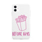 Valentines Fries Before Guys iPhone 11 3D Tough Case