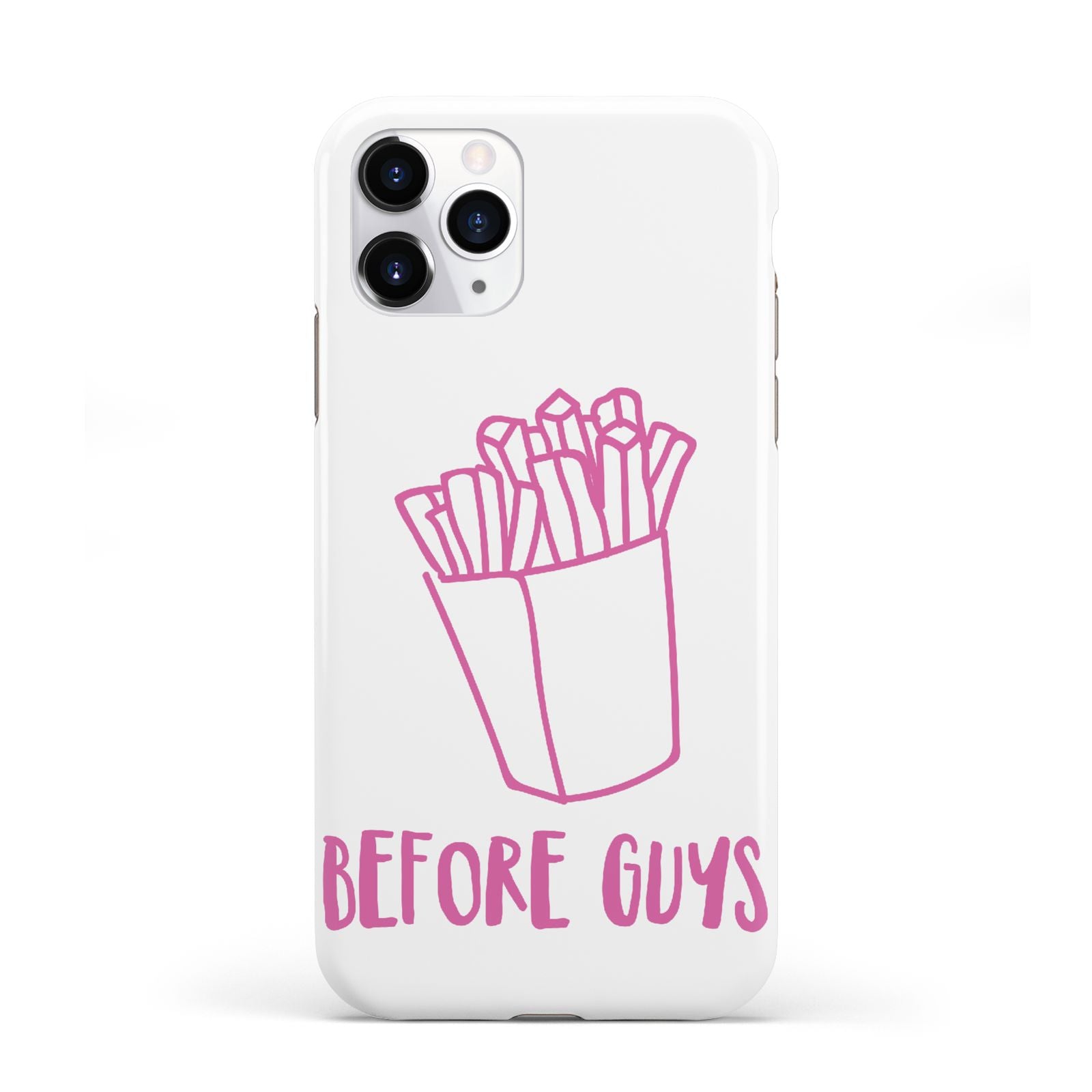 Valentines Fries Before Guys iPhone 11 Pro 3D Tough Case