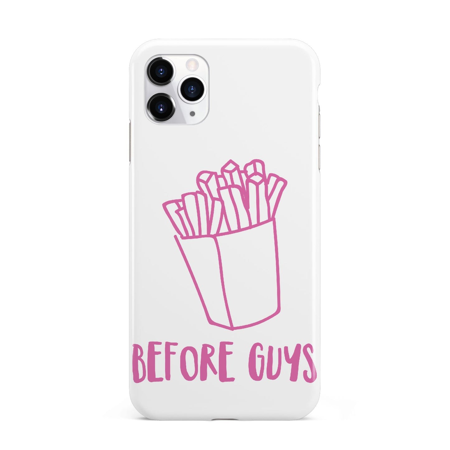 Valentines Fries Before Guys iPhone 11 Pro Max 3D Tough Case