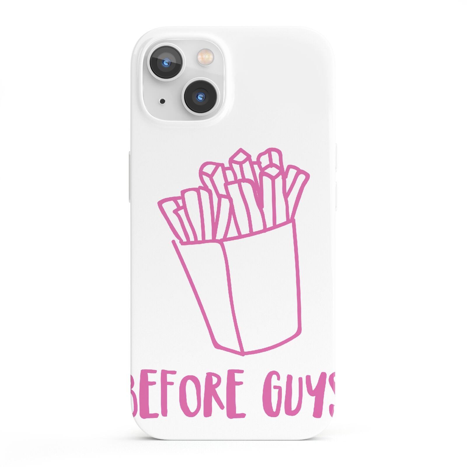 Valentines Fries Before Guys iPhone 13 Full Wrap 3D Snap Case