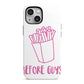 Valentines Fries Before Guys iPhone 13 Mini Full Wrap 3D Tough Case