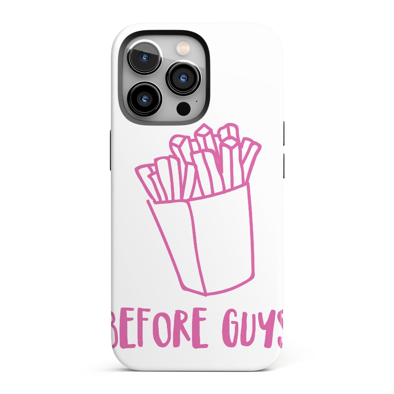 Valentines Fries Before Guys iPhone 13 Pro Full Wrap 3D Tough Case