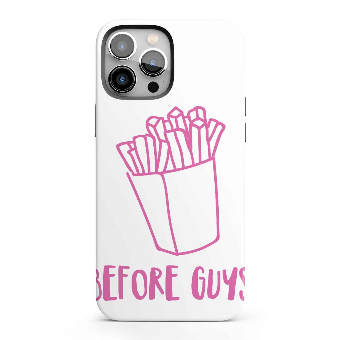 Valentines Fries Before Guys iPhone 13 Pro Max Full Wrap 3D Tough Case