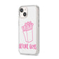 Valentines Fries Before Guys iPhone 14 Clear Tough Case Starlight Angled Image
