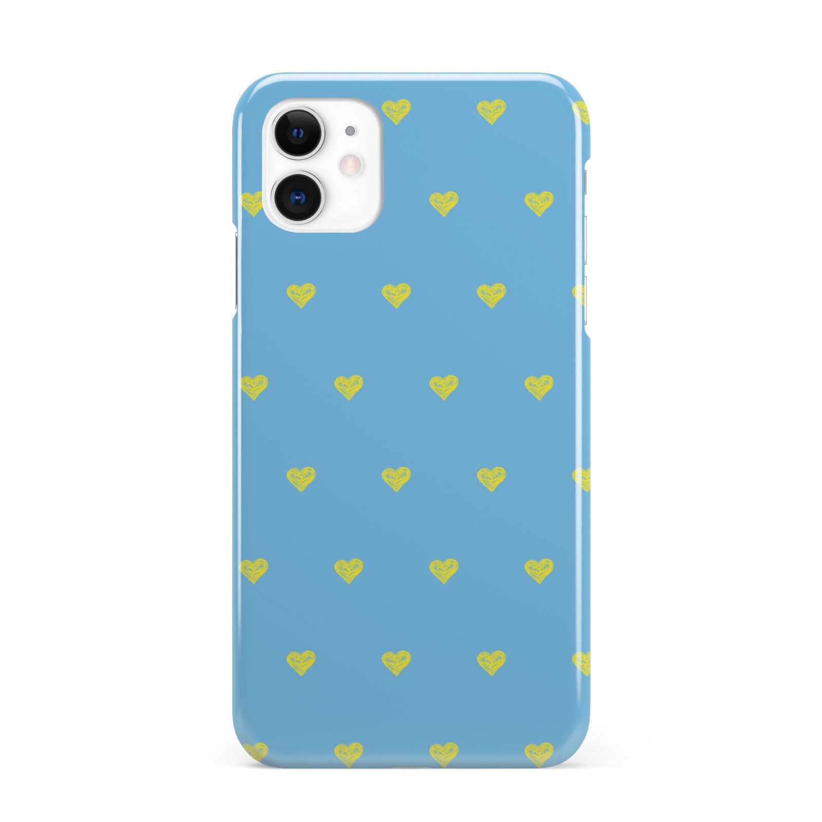 Valentines Hearts Polka Dot iPhone 11 3D Snap Case
