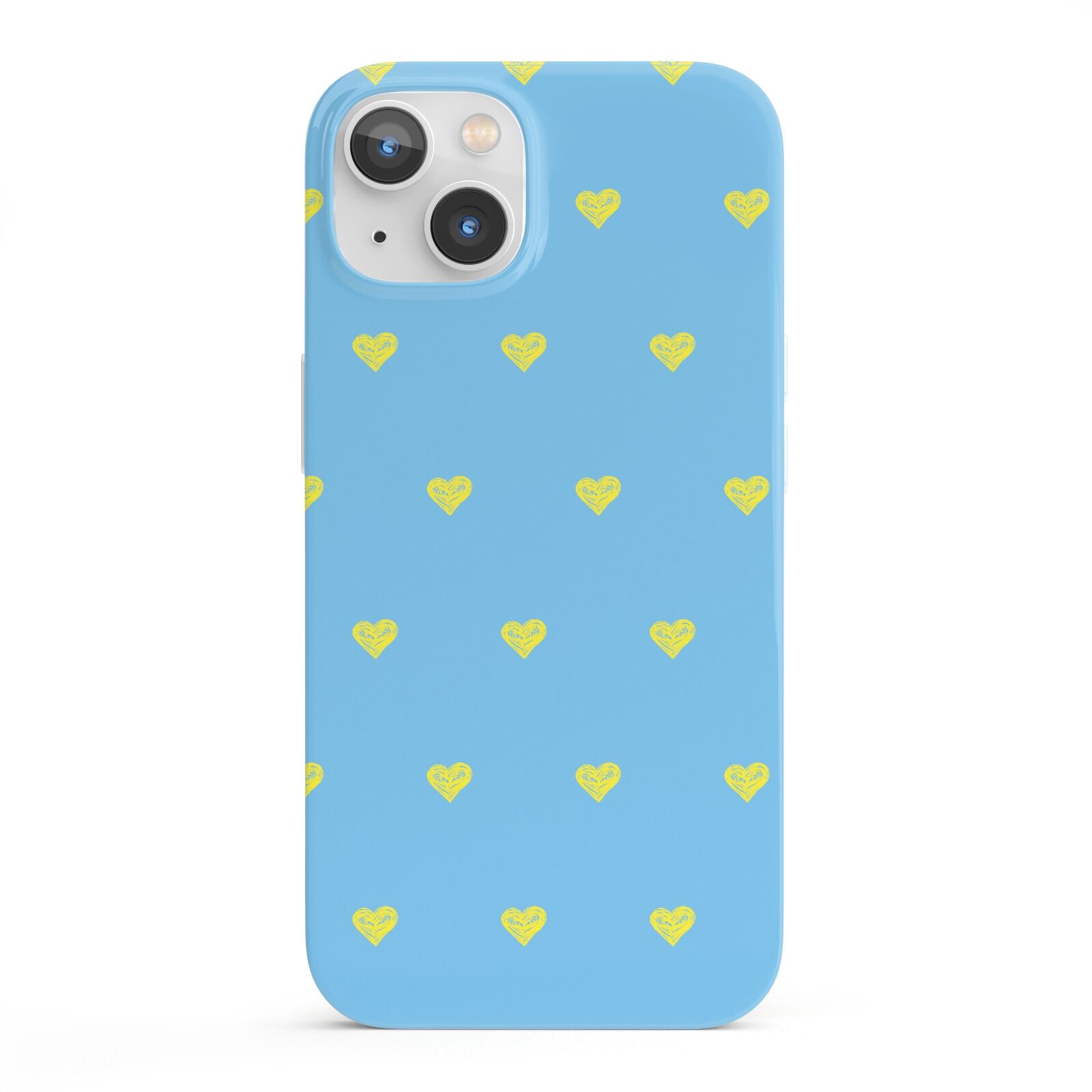 Valentines Hearts Polka Dot iPhone 13 Full Wrap 3D Snap Case