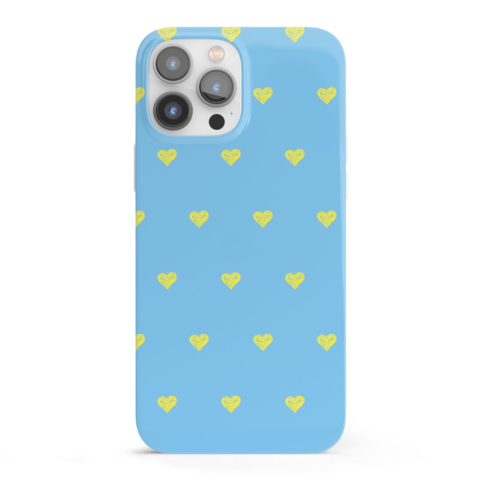 Valentines Hearts Polka Dot iPhone 13 Pro Max Full Wrap 3D Snap Case