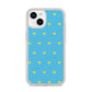 Valentines Hearts Polka Dot iPhone 14 Clear Tough Case Starlight