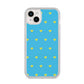 Valentines Hearts Polka Dot iPhone 14 Plus Clear Tough Case Starlight