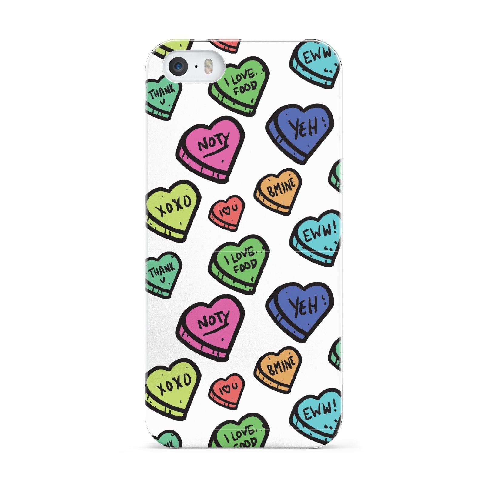 Valentines Love Heart Sweets Apple iPhone 5 Case