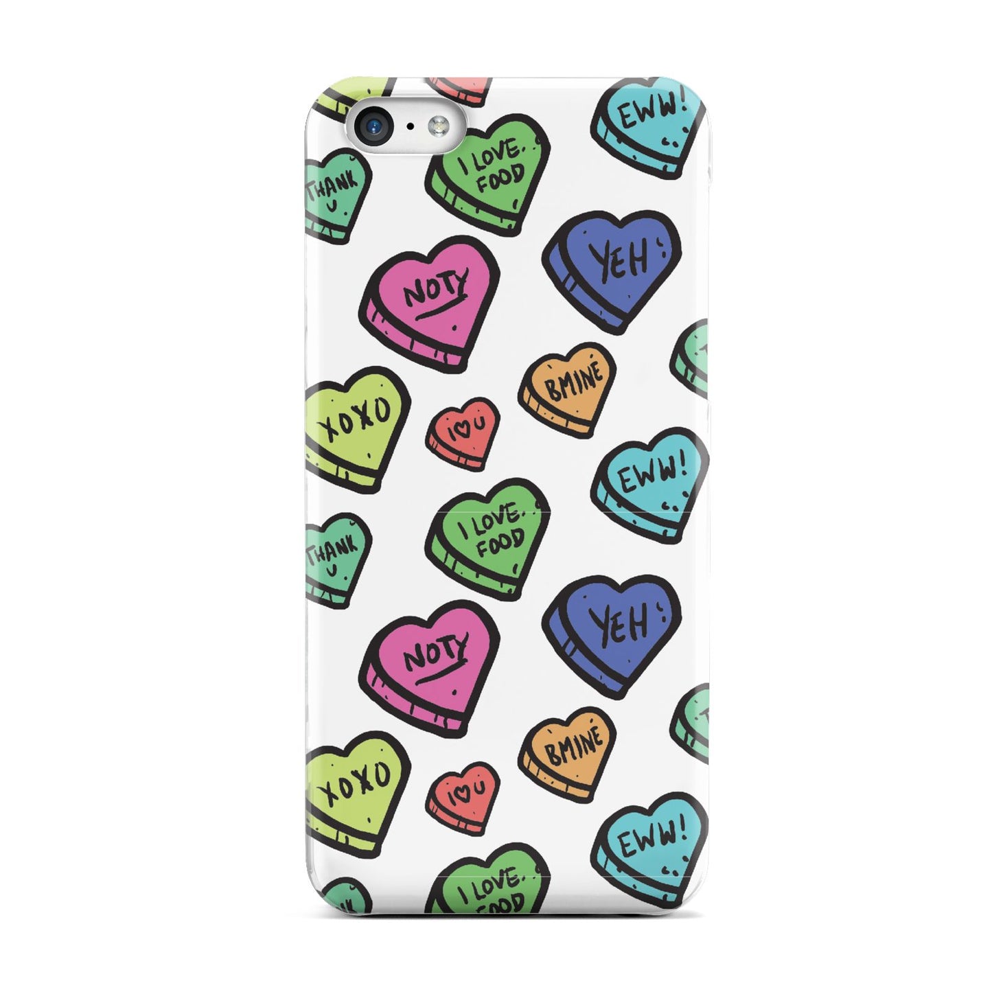 Valentines Love Heart Sweets Apple iPhone 5c Case