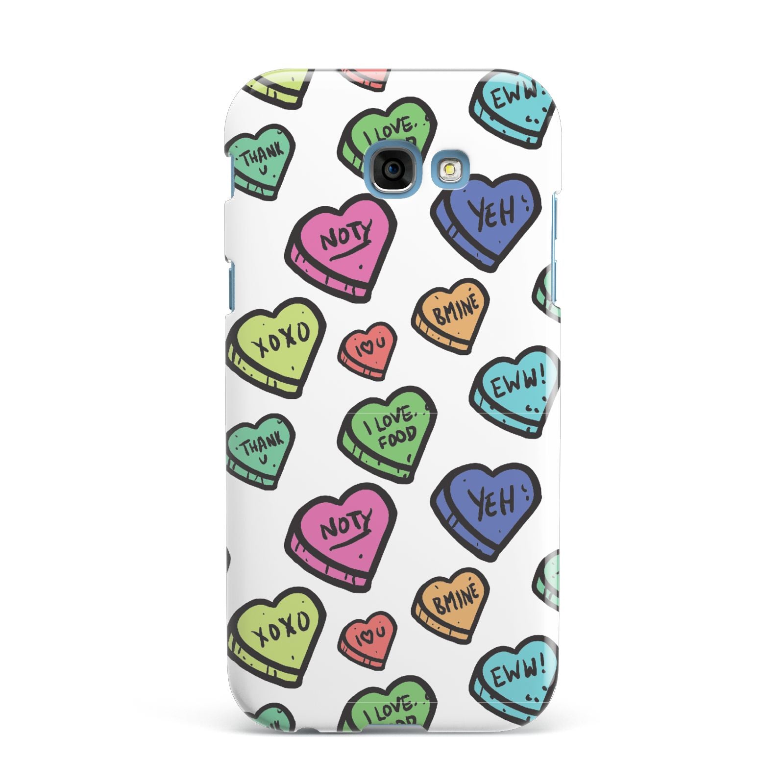 Valentines Love Heart Sweets Samsung Galaxy A7 2017 Case