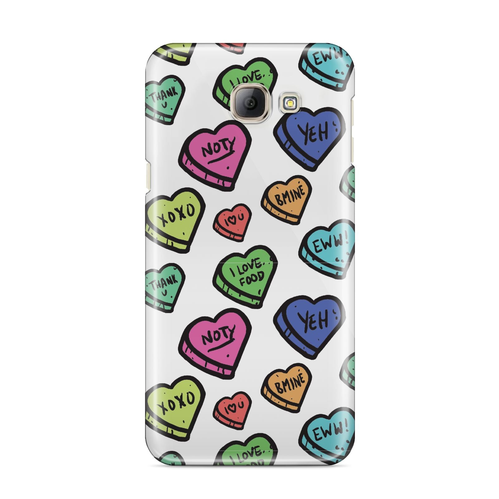 Valentines Love Heart Sweets Samsung Galaxy A8 2016 Case