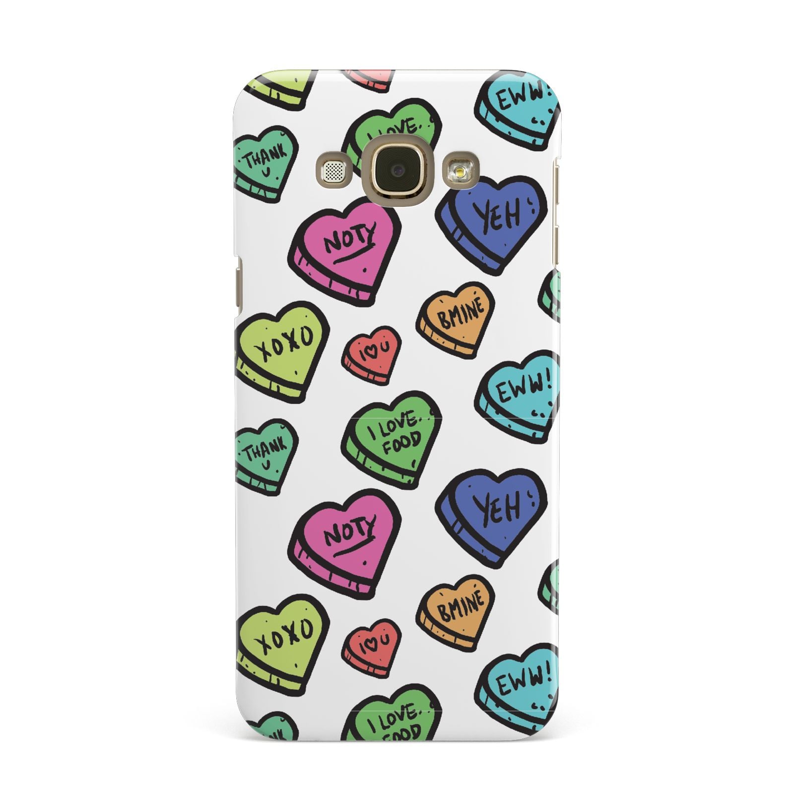 Valentines Love Heart Sweets Samsung Galaxy A8 Case