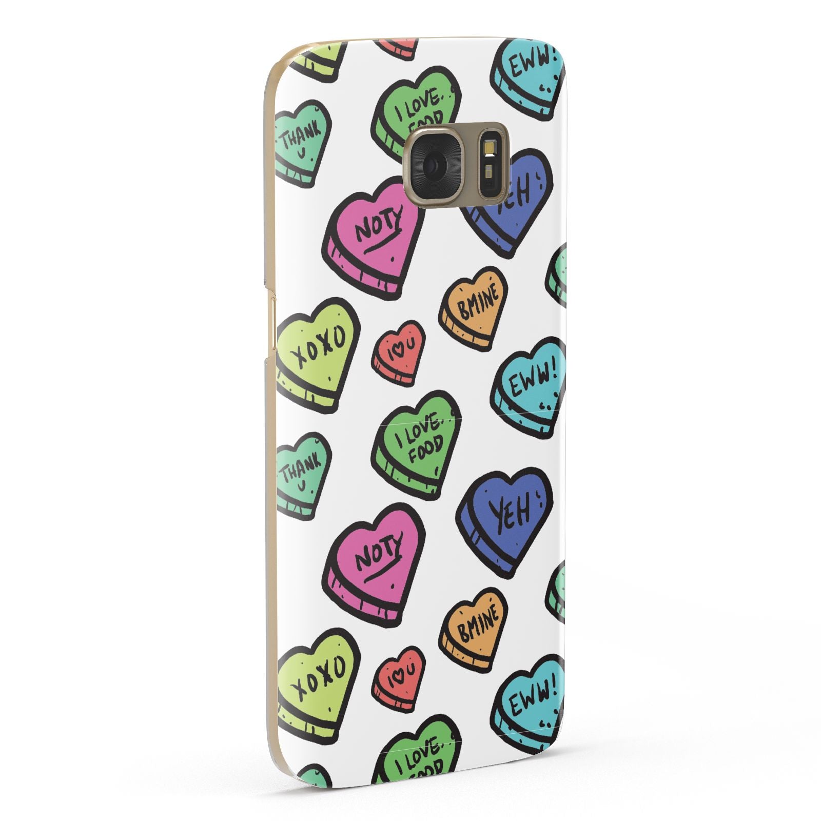 Valentines Love Heart Sweets Samsung Galaxy Case Fourty Five Degrees