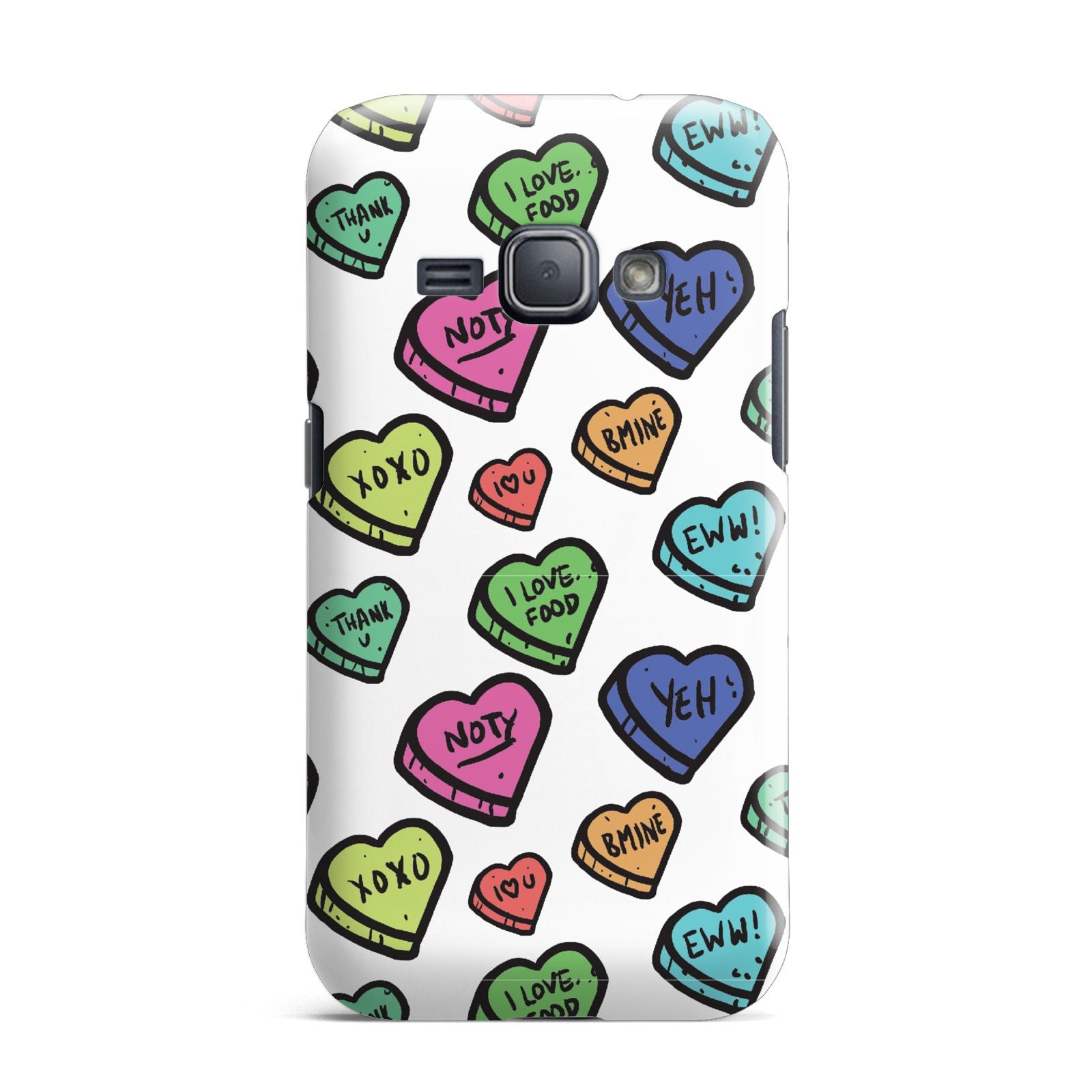 Valentines Love Heart Sweets Samsung Galaxy J1 2016 Case