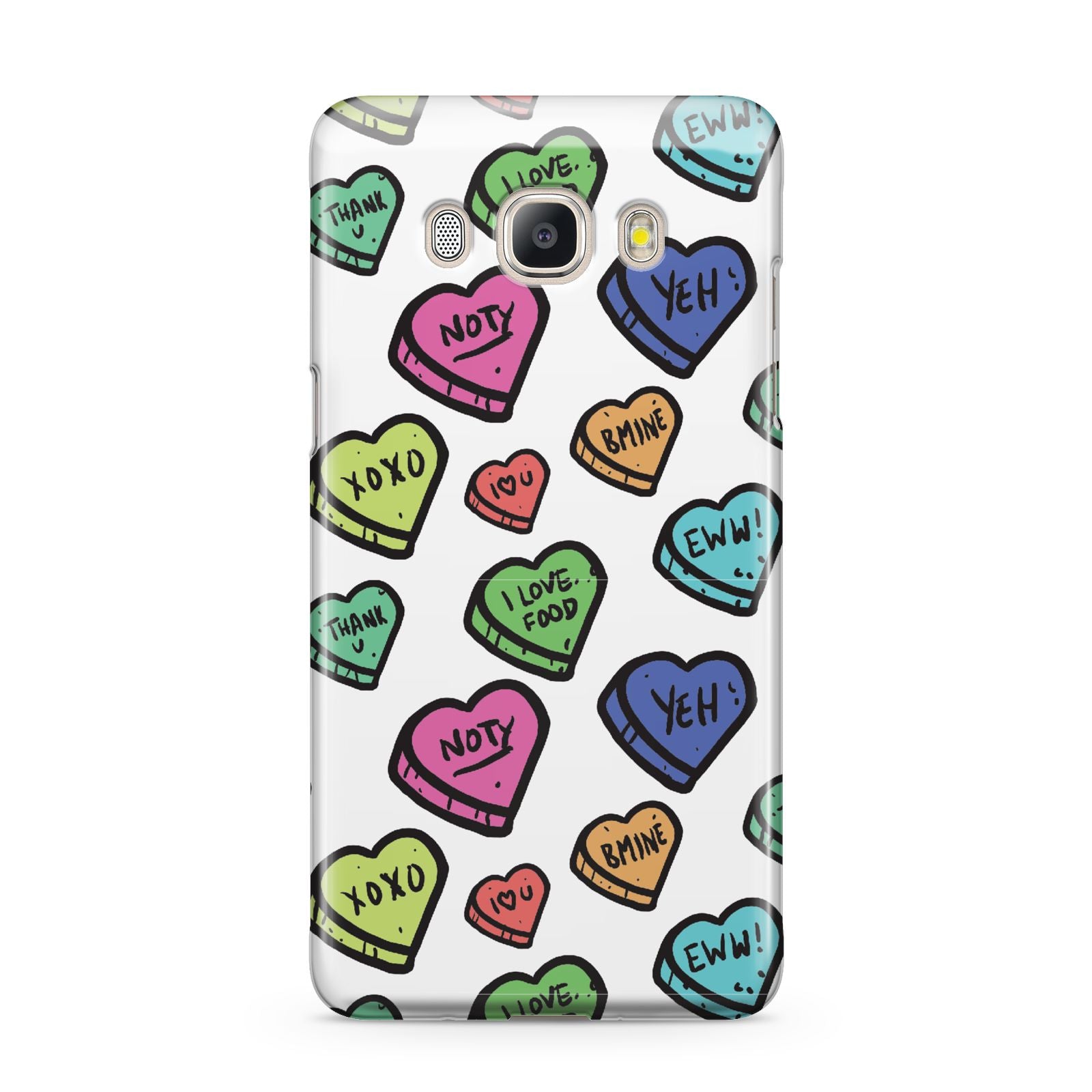 Valentines Love Heart Sweets Samsung Galaxy J5 2016 Case