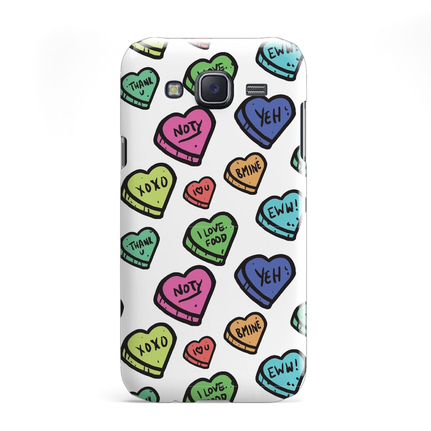 Valentines Love Heart Sweets Samsung Galaxy J5 Case