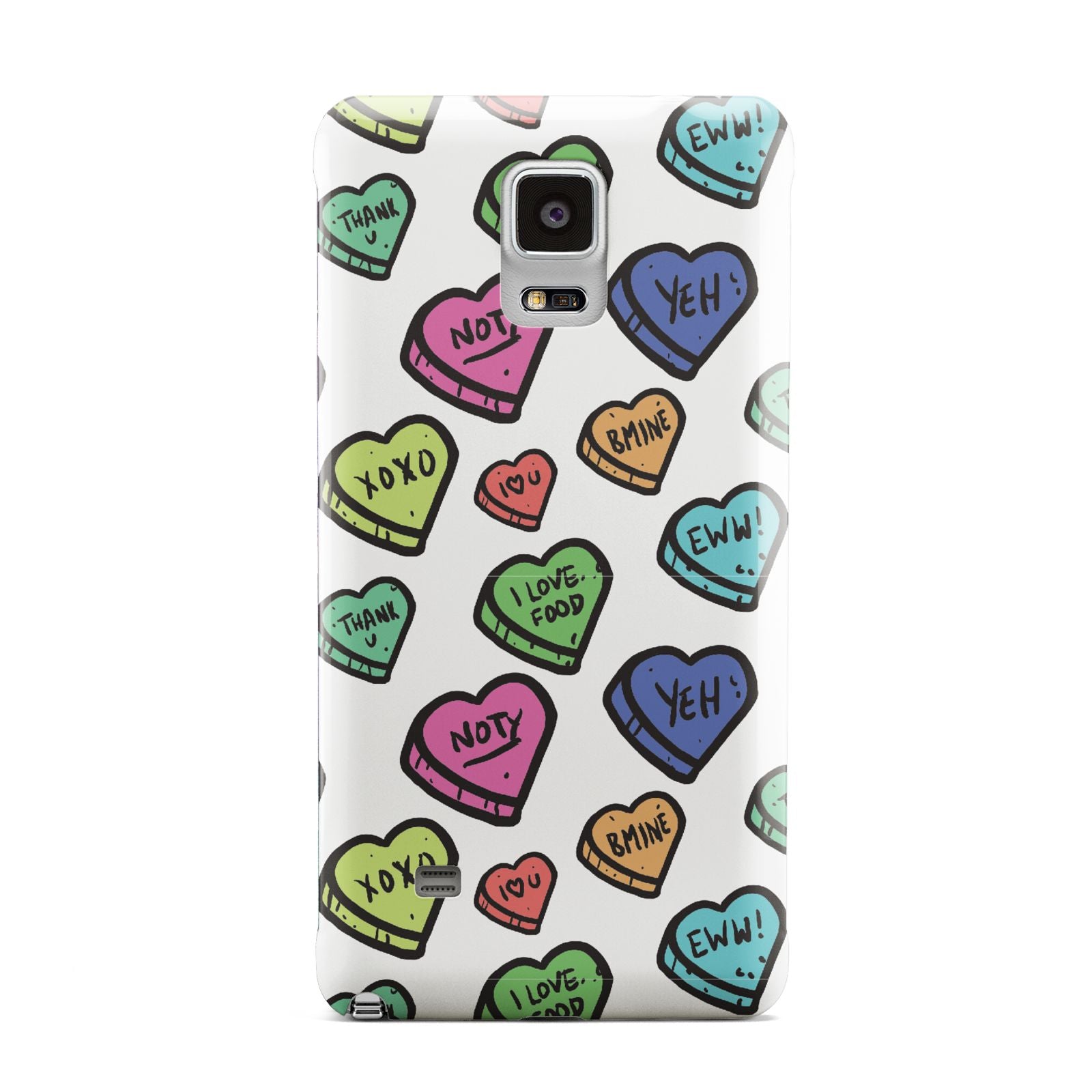 Valentines Love Heart Sweets Samsung Galaxy Note 4 Case