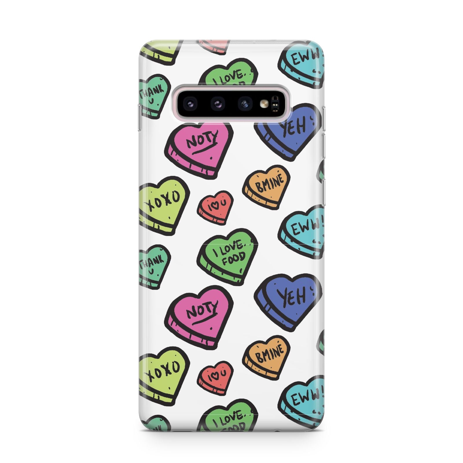Valentines Love Heart Sweets Samsung Galaxy S10 Plus Case