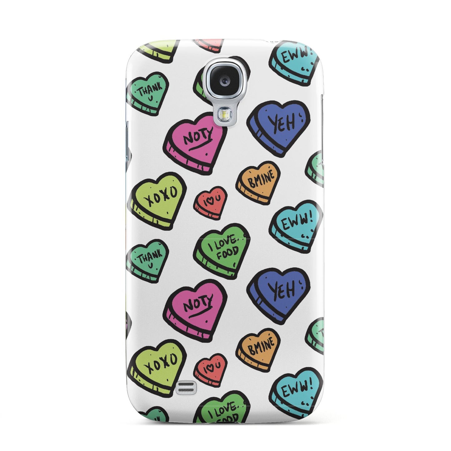 Valentines Love Heart Sweets Samsung Galaxy S4 Case