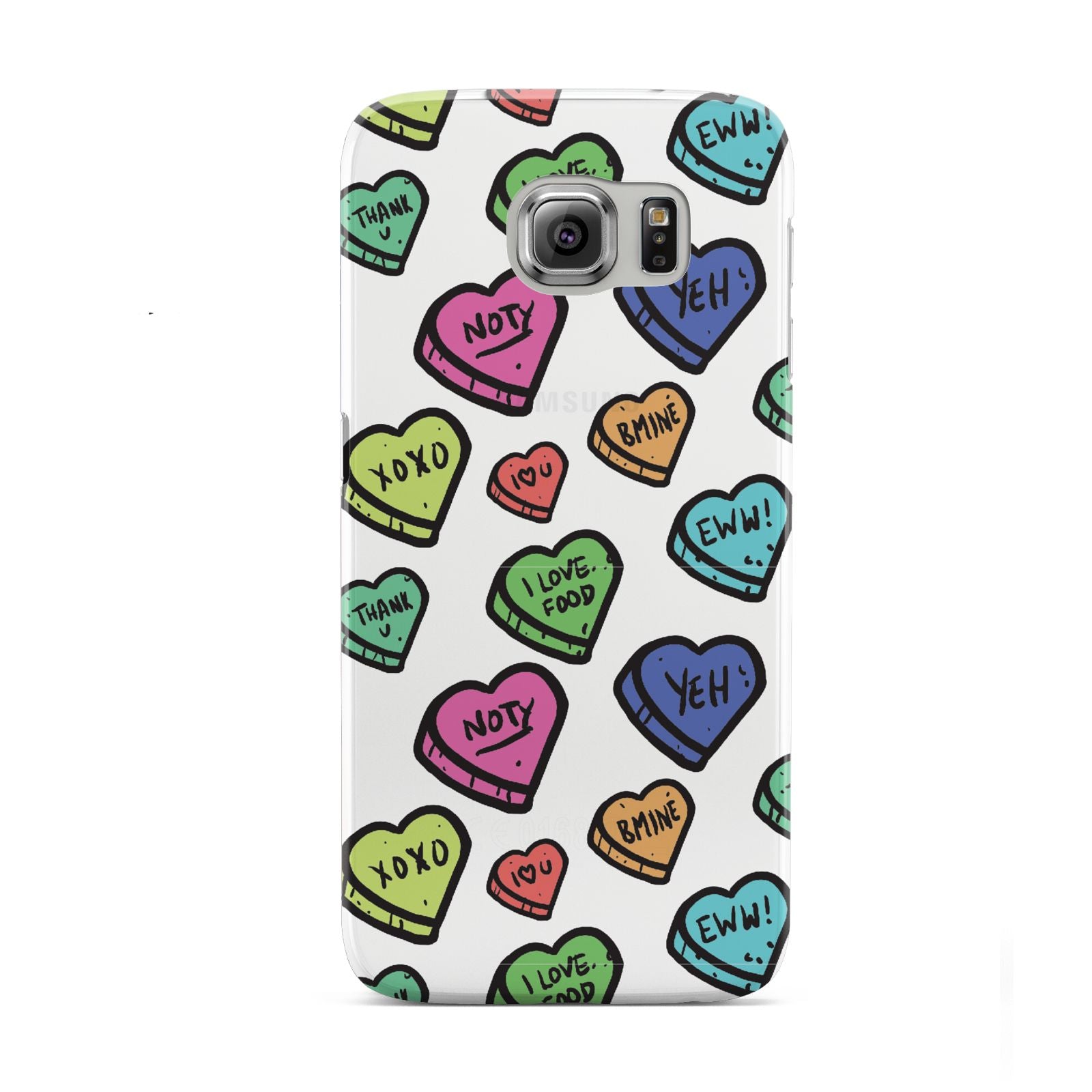 Valentines Love Heart Sweets Samsung Galaxy S6 Case