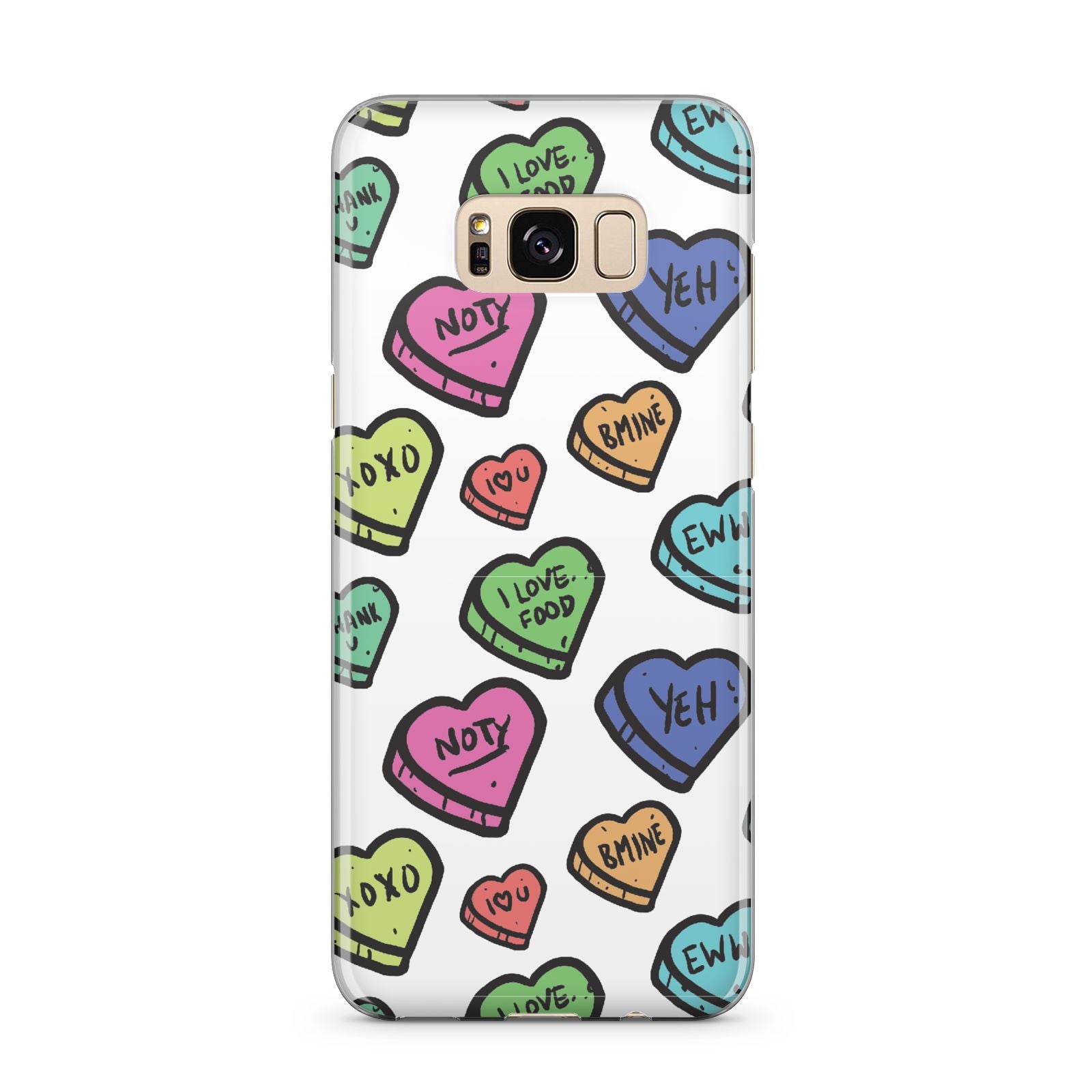 Valentines Love Heart Sweets Samsung Galaxy S8 Plus Case